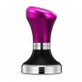 Stainless steel coffee press with adjustable length.
