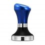 Stainless steel coffee press with adjustable length.