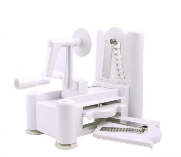 Hand rotating vegetables shredder