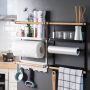 Magnetic refrigerator side multi-function storage holder.