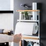 Magnetic refrigerator side multi-function storage holder.