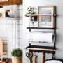 Magnetic refrigerator side multi-function storage holder.