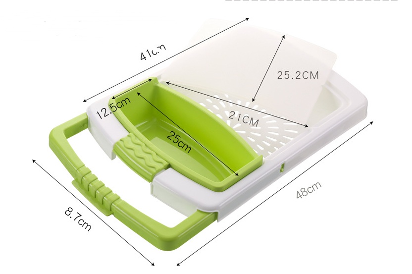 Kitchen Plastic Draining Board For Washed Food