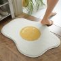 Attractive egg pring rug, suitable for kitchen, bathroom, bedroom and etc.