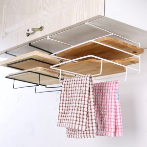 Hanging Kitchen Double Towel Rack and Chopping Board Stands