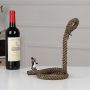 Suspended Rope Wine Rack