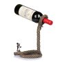 Suspended Rope Wine Rack