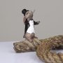 Suspended Rope Wine Rack