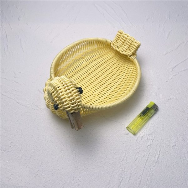 Wicker Bamboo Storage Basket