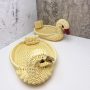 Wicker Bamboo Storage Basket