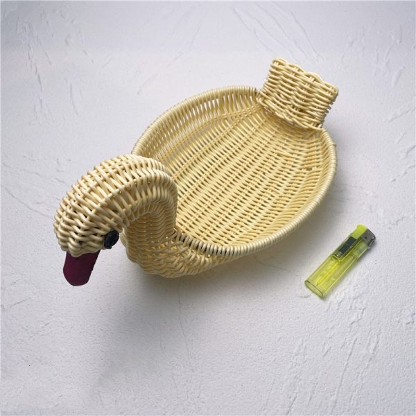 Wicker Bamboo Storage Basket