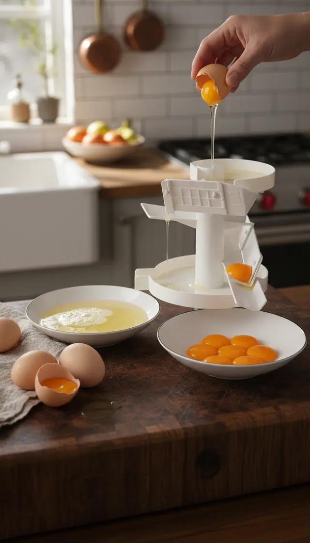 White Egg Separator